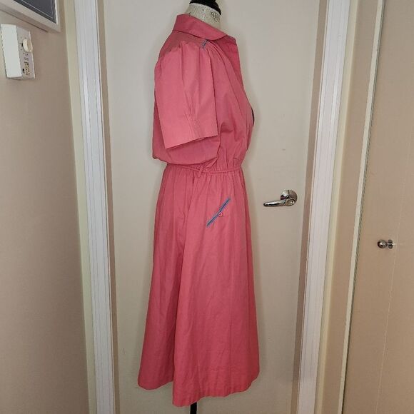 80s pink dress - Picture 3 of 12